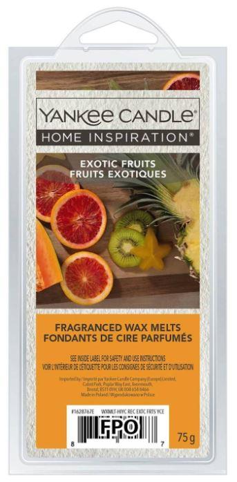 YANKEE CANDLE Yankee Candle Home Inspiration cera per diffusore fragranza Exotic Fruits (frutti esotici)